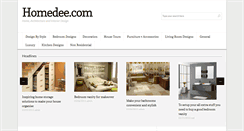 Desktop Screenshot of homedee.com